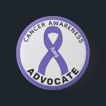 Cancer Awareness Ribbon White Button<br><div class="desc">Cancer Awareness Ribbon White Button for awareness and support for people with different types of cancer.</div>