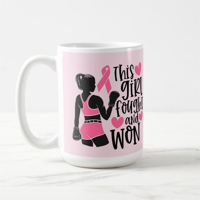 Cancer Awareness Series 15 oz Classic Mug (Left)