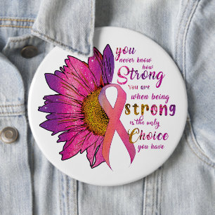 Cancer Awareness/Support  6 Cm Round Badge
