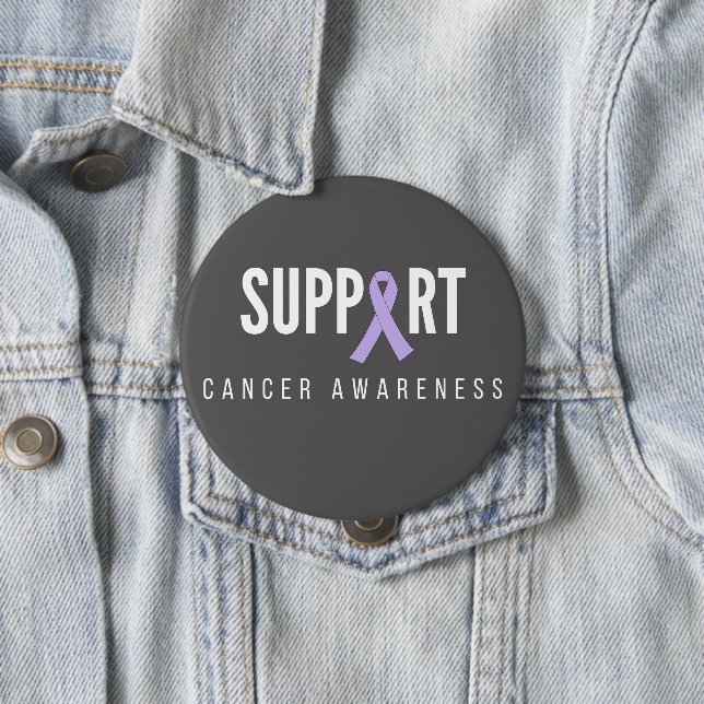 cancer awareness. support. Button (In Situ)