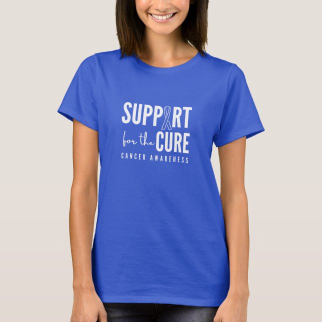 cancer awareness support cure Women's T-Shirt (Front)