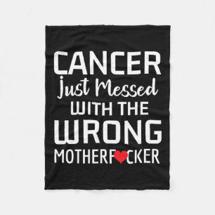 Cancer Awareness Support Get Well Cancer Fighter S Fleece Blanket