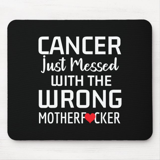 Cancer Awareness Support Get Well Cancer Fighter S Mouse Pad (Front)