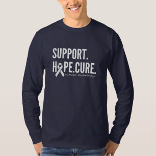 cancer awareness support hope Long Sleeve Shirt