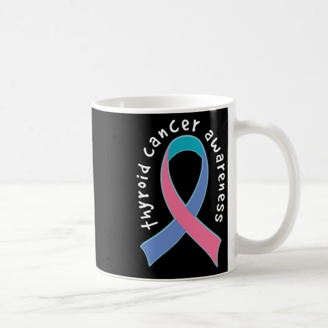Cancer Awareness Support Walk Ribbon  Coffee Mug (Right)
