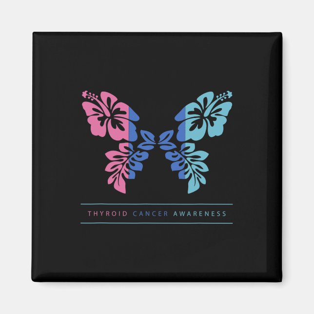 Cancer Awareness Thyroid Cancer Support  Magnet (Front)