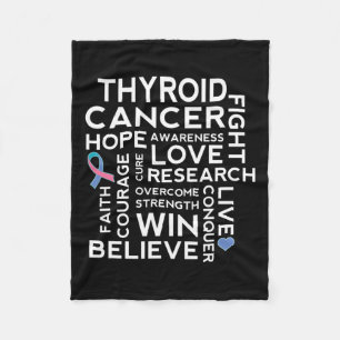 Cancer Awareness Walk Support  Fleece Blanket