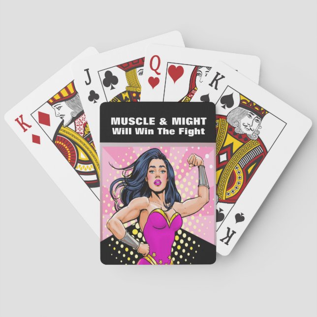 Cancer Awareness We Can Do It Playing Cards (Back)