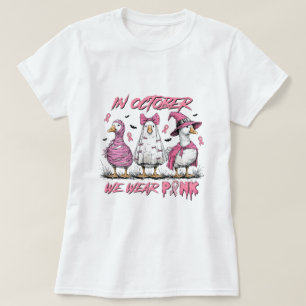 Cancer Awareness We Wear Pink T-Shirt