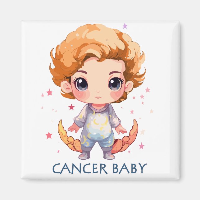 Cancer Baby 4 Magnet (Front)