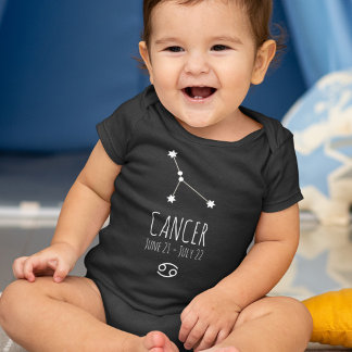Cancer Birth Sign | Zodiac Constellation Baby Bodysuit