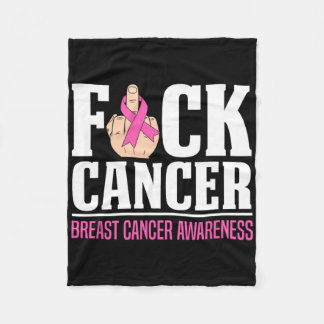 Cancer Breast Cancer Awareness  Fleece Blanket