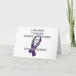 Cancer Bully (Purple Ribbon) Card