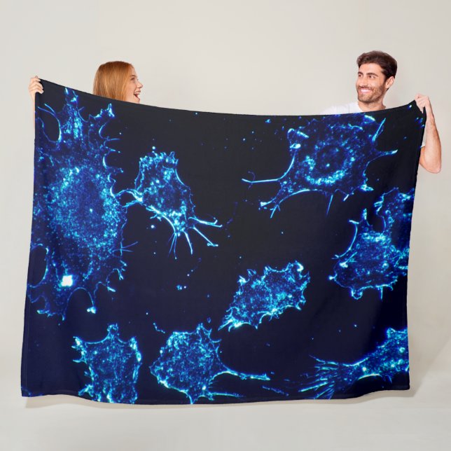 CANCER CELLS FLEECE BLANKET (In Situ)