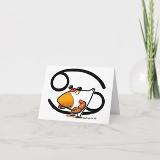 Cancer Chicken Greeting Card