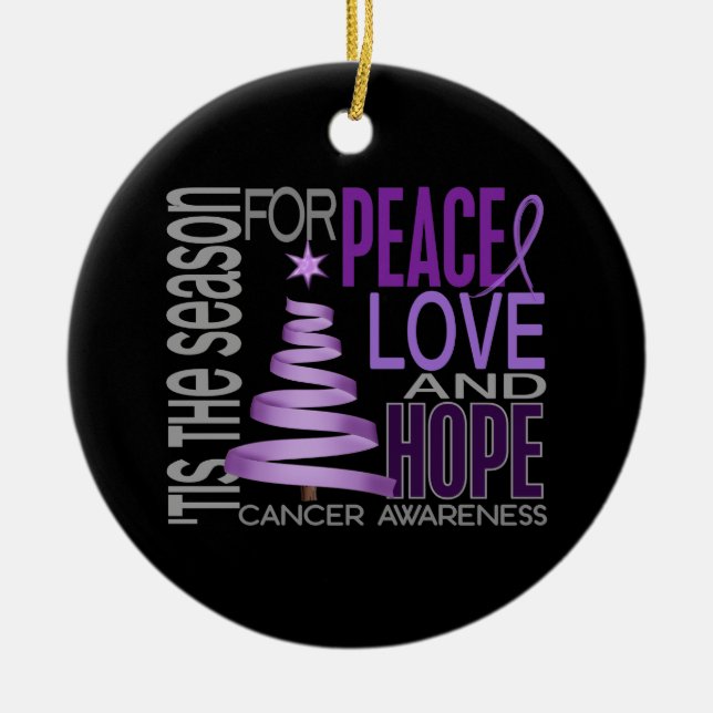 Cancer Christmas 1 Ornaments (Front)