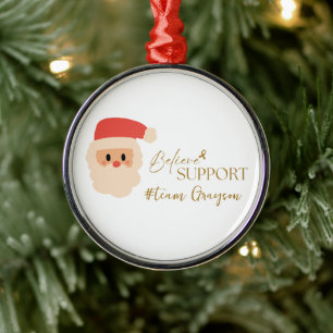 cancer. Christmas Custom #team name Ornaments
