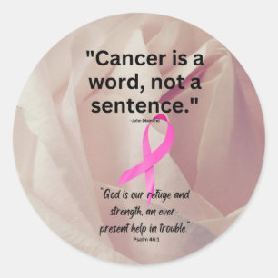 Cancer Classic Round Sticker