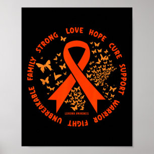 Cancer Clothing - Leukaemia Awareness  Poster
