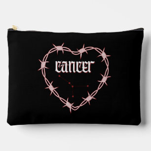 Cancer Constellation Gothic Edgy Birthday Accessory Pouch
