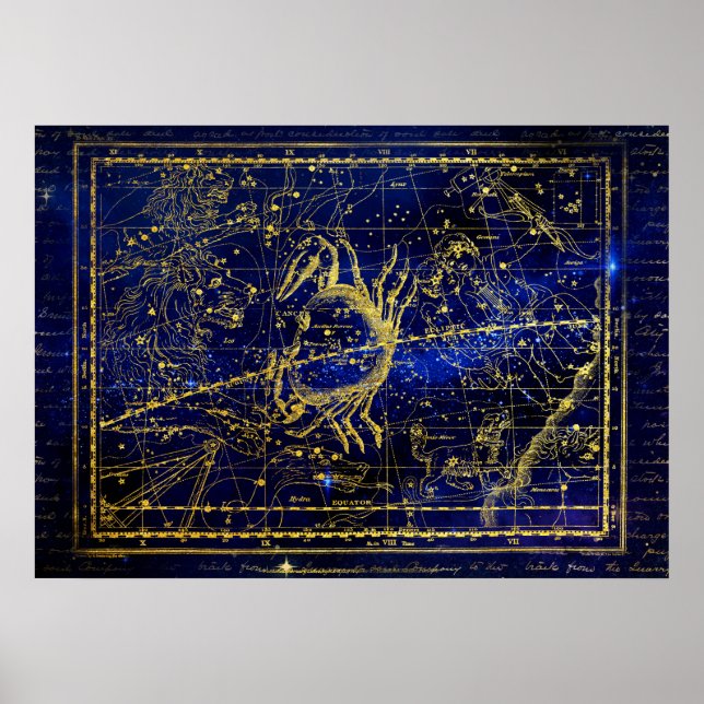 cancer constellation poster (Front)