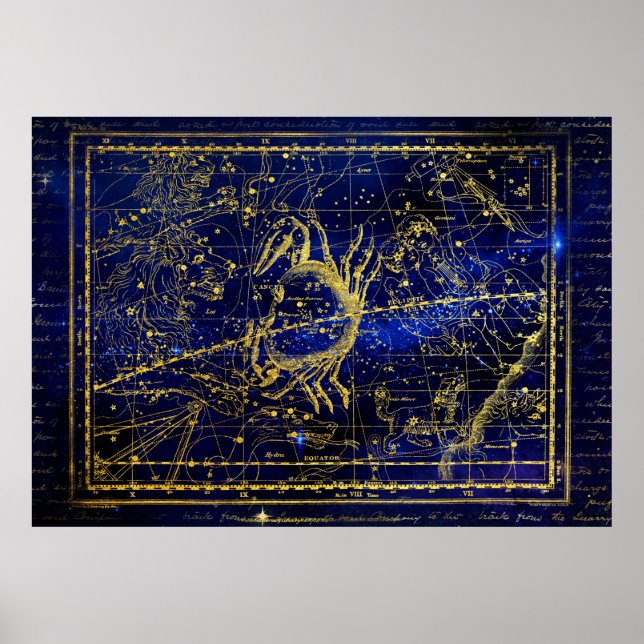 cancer constellation poster (Front)