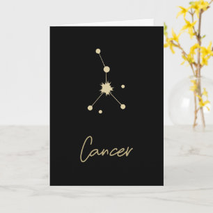 Cancer Constellation Zodiac Card