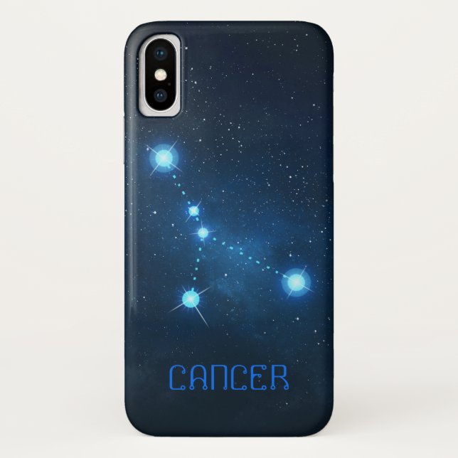 Cancer Constellation Zodiac Case-Mate iPhone Case (Back)