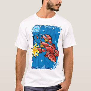 Cancer Crab in the night sky T-Shirt