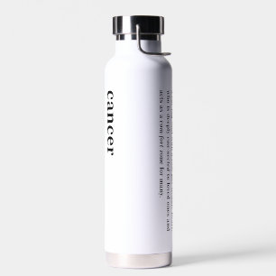 Cancer Definition Aesthetic Astrology Gift Water Bottle