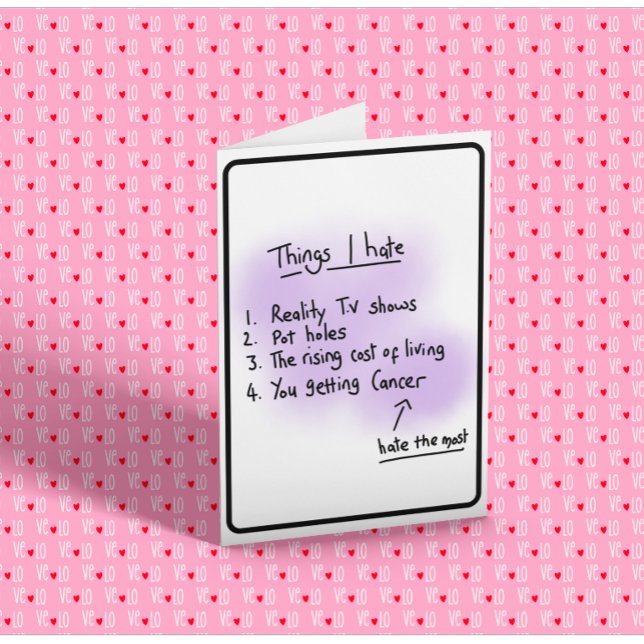 Cancer Diagnosis  Card (Creator Uploaded)