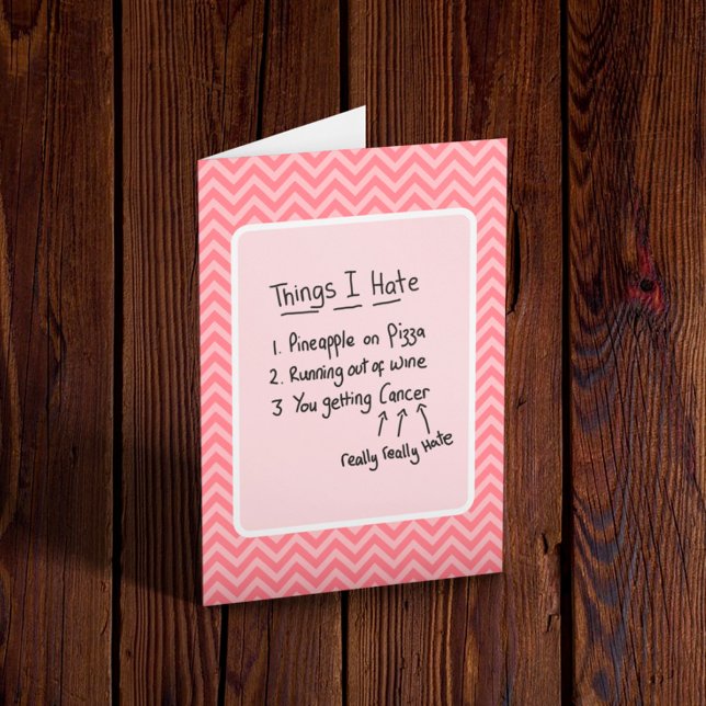 Cancer Diagnosis Light Humor  Card (Creator Uploaded)