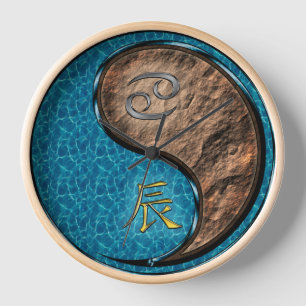 Cancer & Earth Dragon Clock