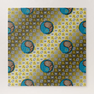 Cancer & Earth Dragon Jigsaw Puzzle