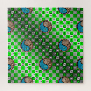 Cancer & Earth Goat Jigsaw Puzzle