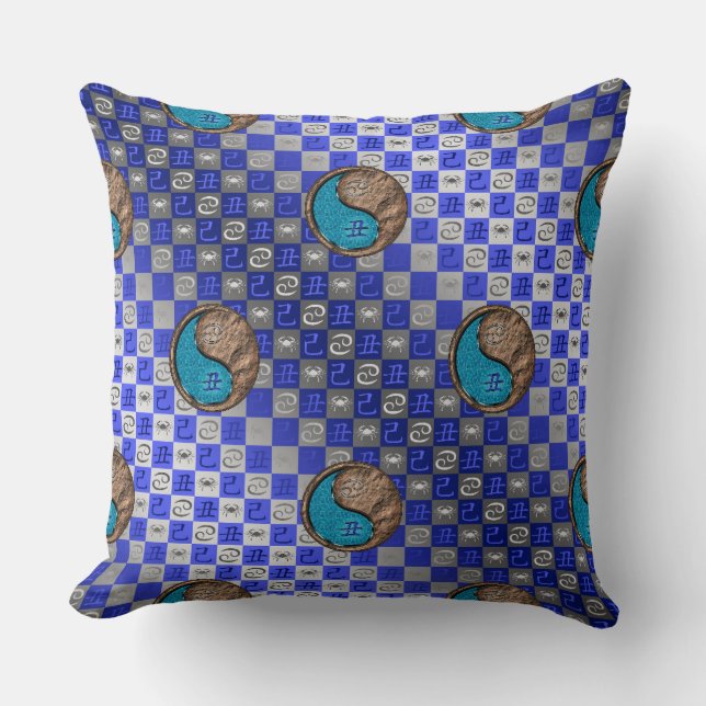 Cancer & Earth Ox Cushion (Front)