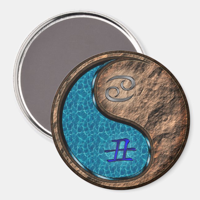 Cancer & Earth Ox Magnet (Front/Back)