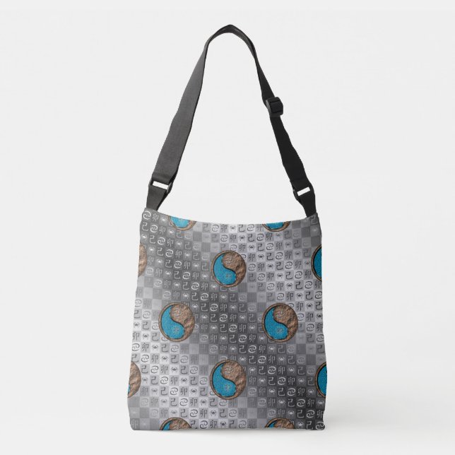 Cancer & Earth Rabbit Crossbody Bag (Front)