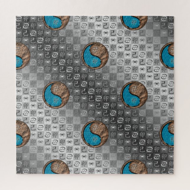 Cancer & Earth Rabbit Jigsaw Puzzle (Vertical)