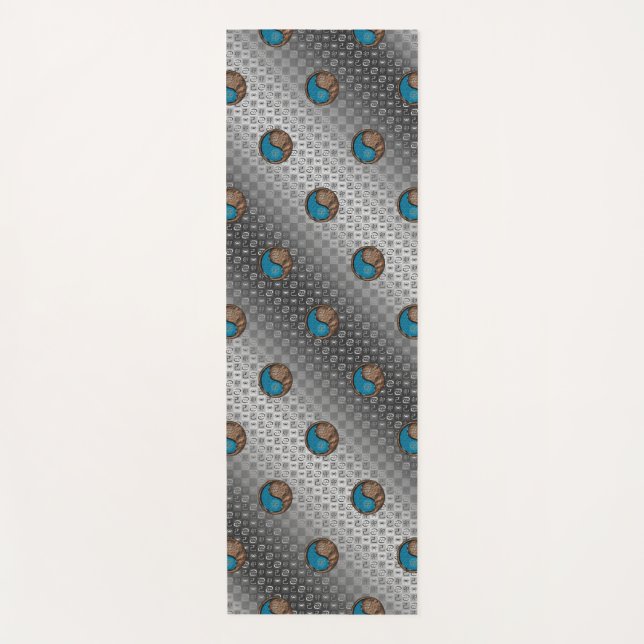 Cancer & Earth Rabbit Yoga Mat (Front)