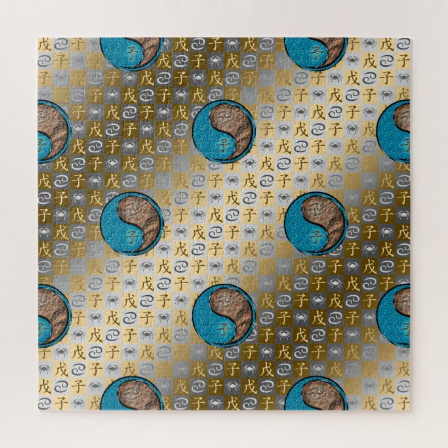 Cancer & Earth Rat Jigsaw Puzzle (Vertical)