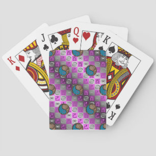 Cancer & Earth Rooster Classic Playing Cards