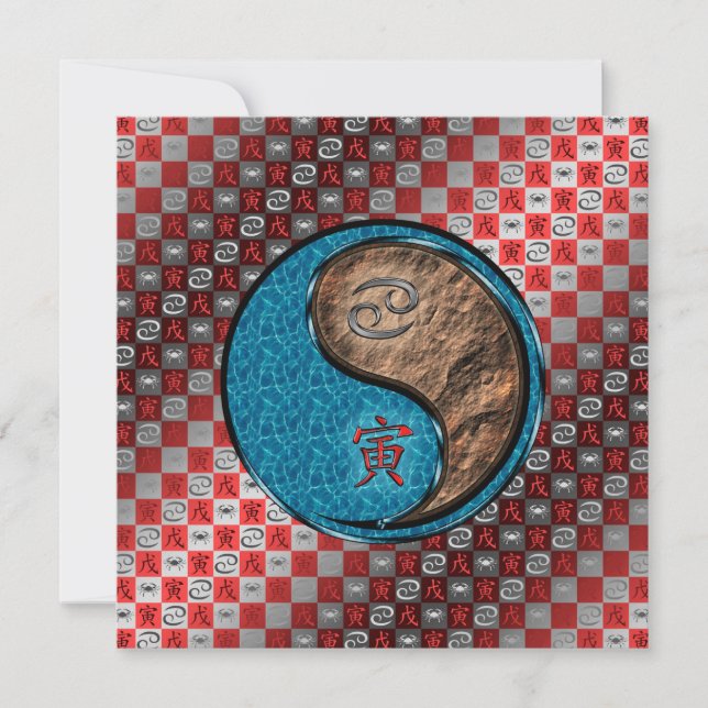 Cancer & Earth Tiger Card (Front)