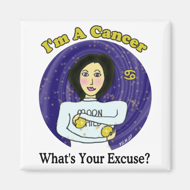 Cancer Excuse Magnet (Front)