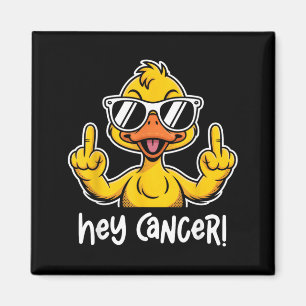 Cancer F U Sungles Duck Flipng The Bird F ck Magnet