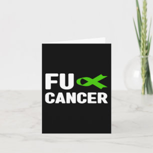 Cancer - Fck Bile Duct Cancer Awareness 4  Card