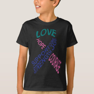 Cancer Fight Cancer Ribbon 13 T-Shirt