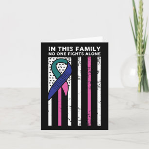 Cancer Fight Cancer Ribbon 28 Card
