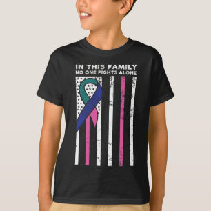 Cancer Fight Cancer Ribbon 28 T-Shirt