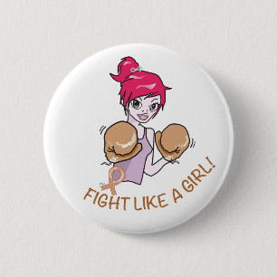CANCER FIGHT-CHILDHOOD 6 CM ROUND BADGE